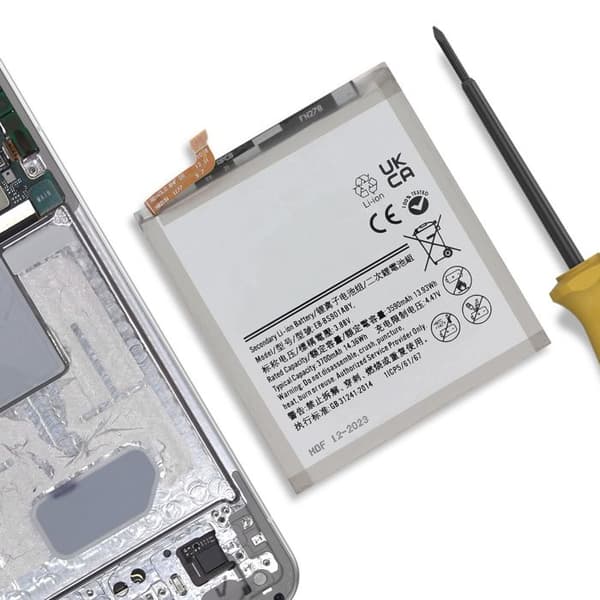 Vaihtobatteri - AVIZAR - Galaxy S22 - 3700mAh - 3.88V - Harmaa Grå