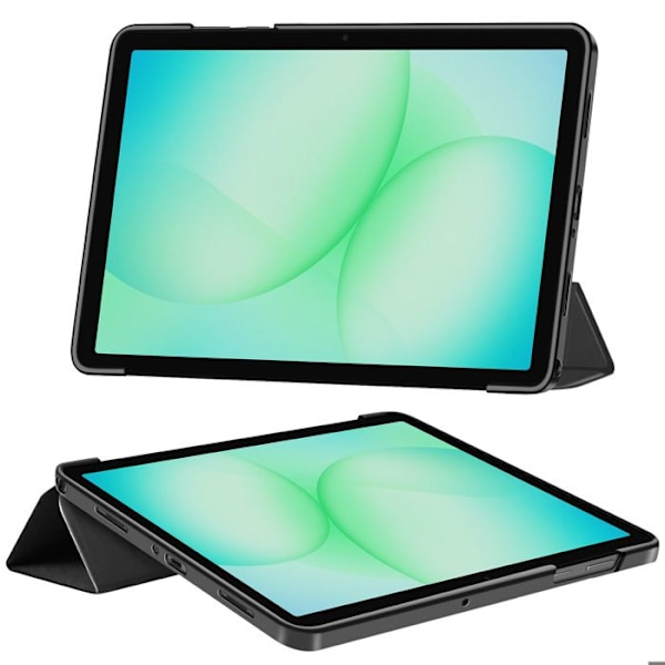 Klapskede til Galaxy Tab A11 Plus med Multi-vinkel støtte og Auto-sleep Tech Protect Sort Svart
