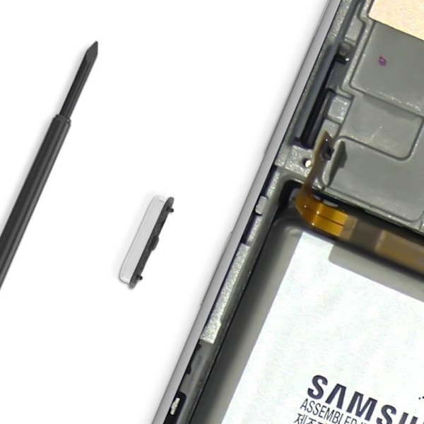 Power-knap til Samsung Galaxy A51 Hvid Vit