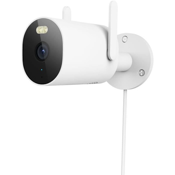 XIAOMI Outdoor AW300 kablet overvågningskamera - Udendørs - Alexa, Google Assistant, Wifi - Nattesyn Vit