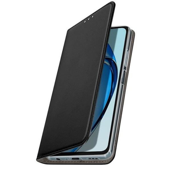 Fodral för Oppo A60 Klapp Magnetiskt Kortfack Svart Svart