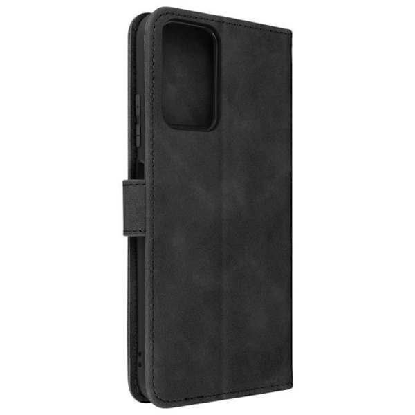 Xiaomi Redmi Note 10 Pro Fodral Mockaeffekt Plånbok Videostöd Forcell svart Svart
