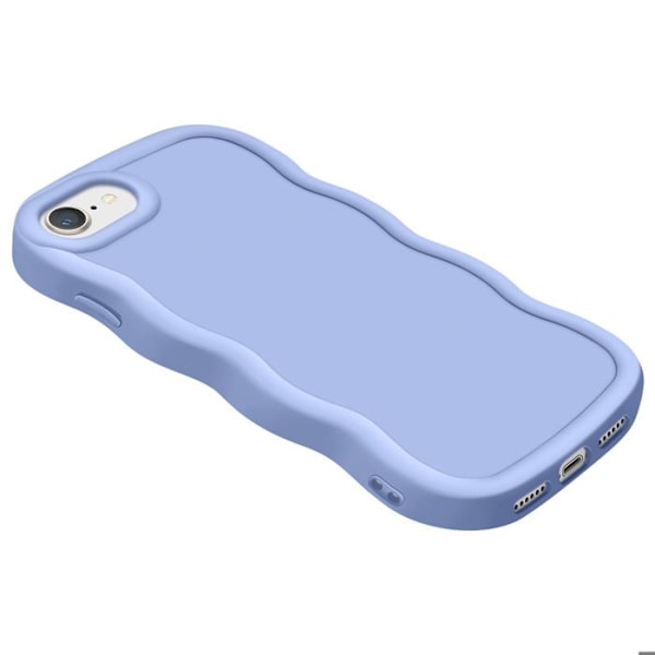 Silikonskydd för iPhone 7, 8, SE 2020 och SE 2022 Antichock Lavendel Lila