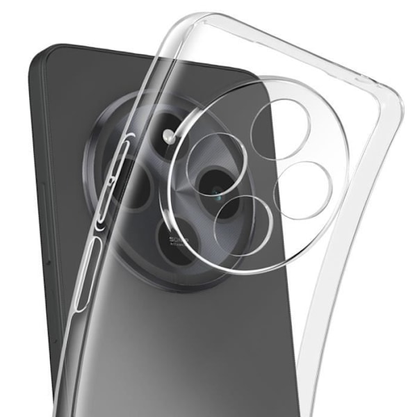 Mobilskal för Xiaomi Redmi 14C Silikon Mjuk Ultra-Tunn iMak Transparent Transparent