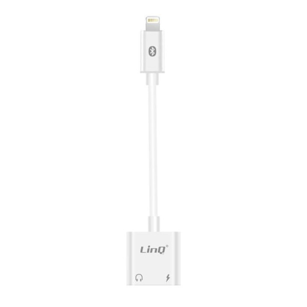 LinQ lyd- og opladningsadapter hvid