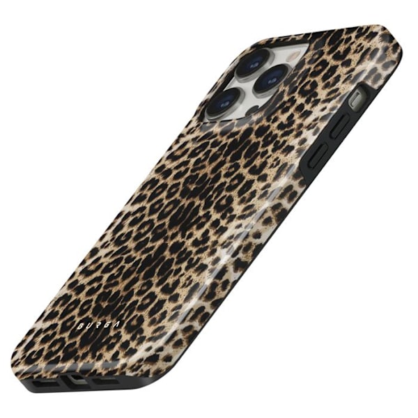 Elegant iPhone 14 Pro Cover Player Burga Brun kastanj