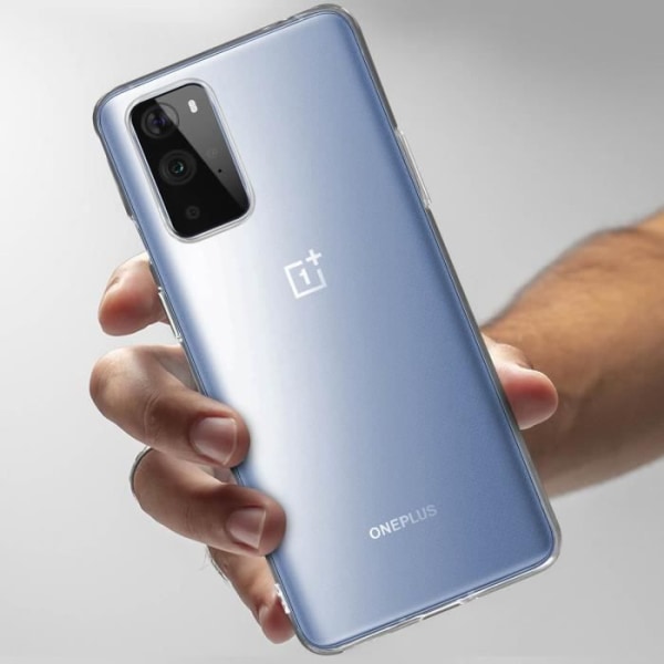 OnePlus 9 -pehmeä kotelo ja 9H Hardness karkaistu lasikalvo, musta