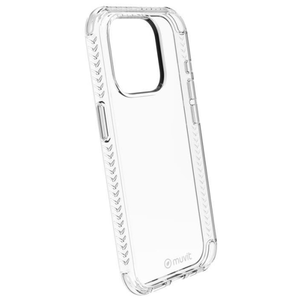 Cover til iPhone 15 Pro Forstærket og stødsikker 3M Muvit Transparent Transparent