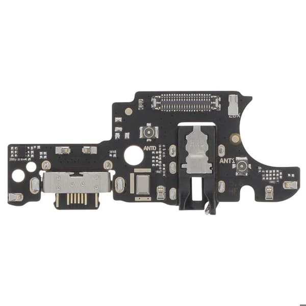 USB C opladerconnector til Motorola Moto G55 Micro + sort jackstik