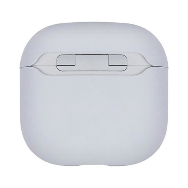 AirPods 4: Shockproof Silikonkotelo LED-indikaattorilla, Decoded Harmaa Grå