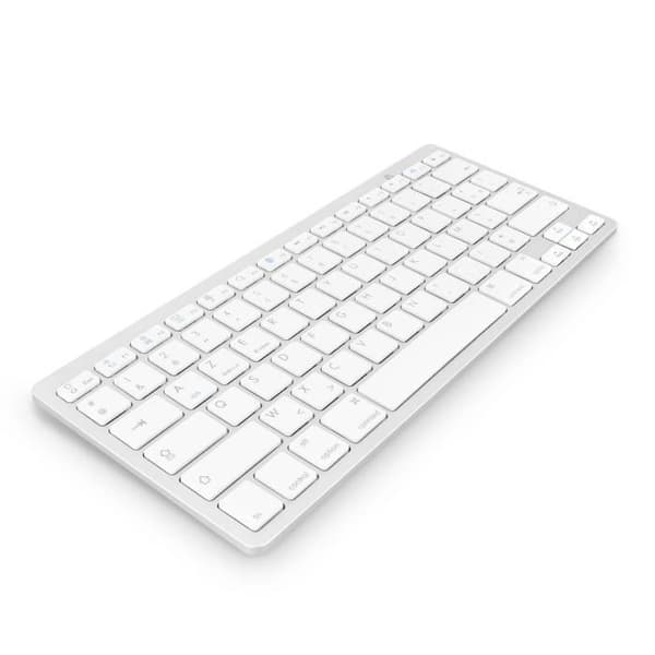 AVIZAR trådlöst Bluetooth-tangentbord - AZERTY - Saxmekanism - 0,2s svarstid - Vit