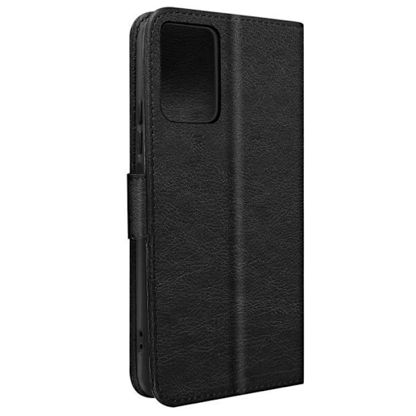 Etui til Xiaomi Redmi Note 12 5G og Poco X5 Pro Kortholder Video Stand Sort Svart