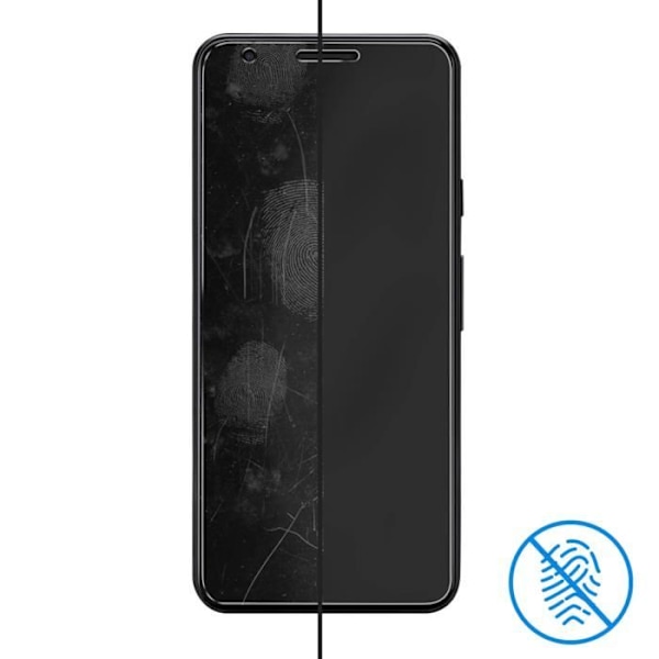 Skyddsfilm - AVIZAR - Google Pixel 3A - Härdat glas 9H - 0.3mm - Antifingeravtryck Vit