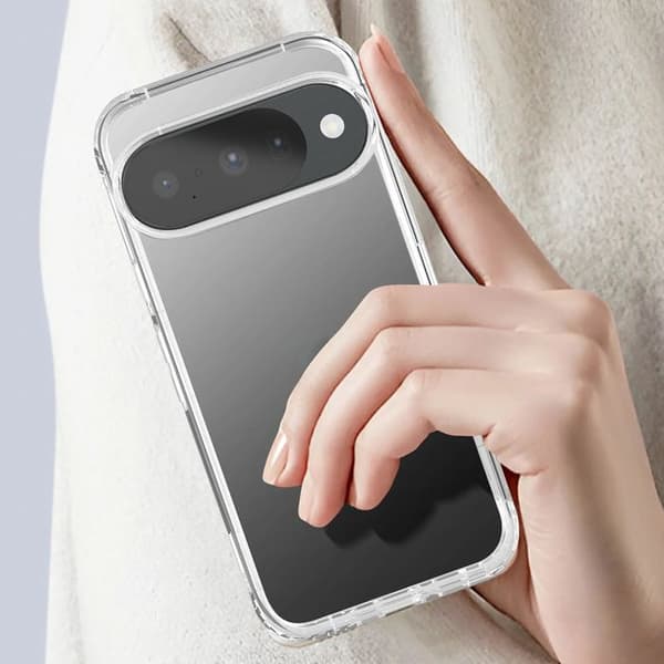 Coque - FORCE CASE - Google Pixel 10 / 10 Pro - Stötsäker 3m - Transparent - Förstärkt Vit