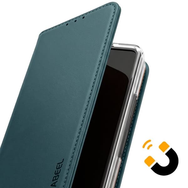 Plånboksfodral för Google Pixel 11 Pro Fold Anti-RFID med Ställ Abeel Grön Grön