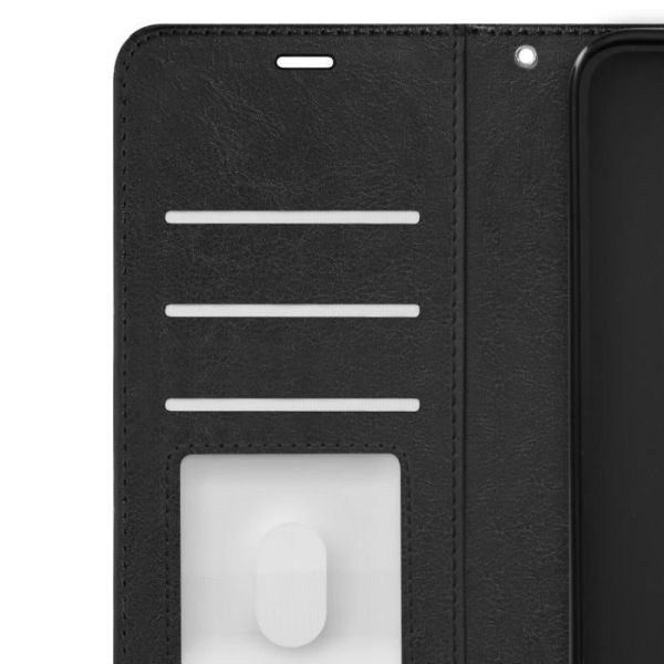 Etui til Redmi Note 13 Pro 5G - MAYAXESS - Pungholder og håndledsrem - Sort Svart