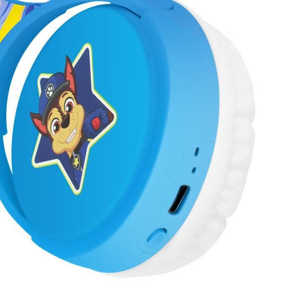 Bluetooth-hörlurar för barn - FOREVER - Chase Paw Patrol - Batteritid 20H - Blå Blå