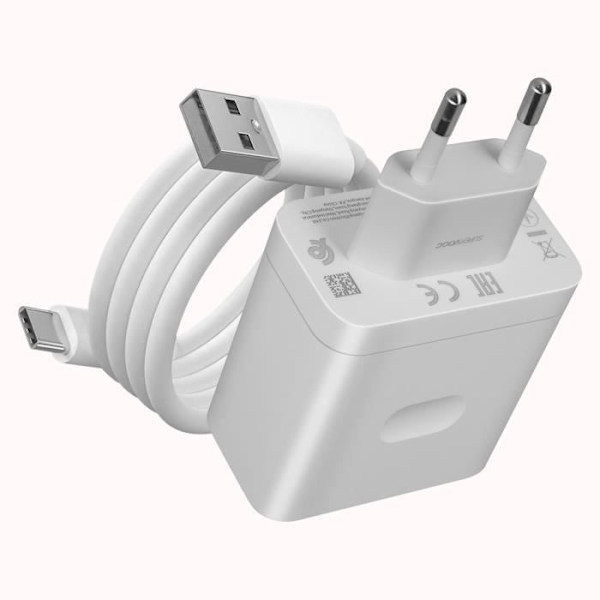 Oppo USB SuperVOOC 65W oplader + USB til USB-C kabel model VCA7GAEH