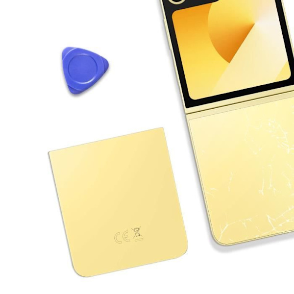 Takalasi Samsung Galaxy Z Flip 6:lle Original Service Pack Samsung Beige Gul