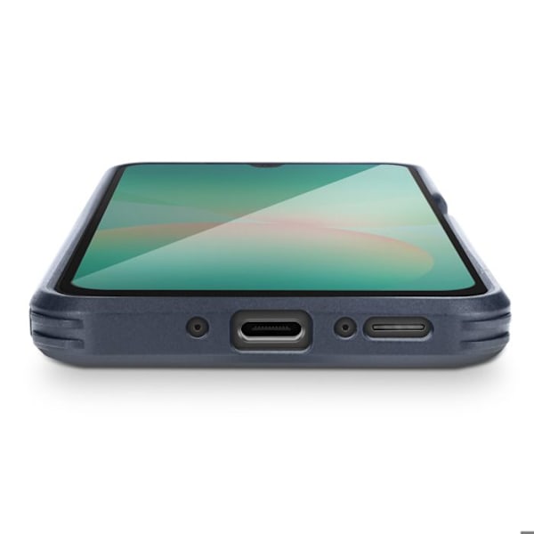Coque för Samsung Galaxy A26 med ringstöd och kameralock Blå Natt Blå