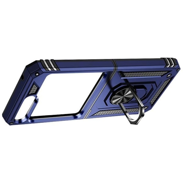Suojakuori Samsung Z Flip 5:lle - AVIZAR - ArmoRing Series - Hybrid - Magneettinen rengas - Midnight Blue Blå