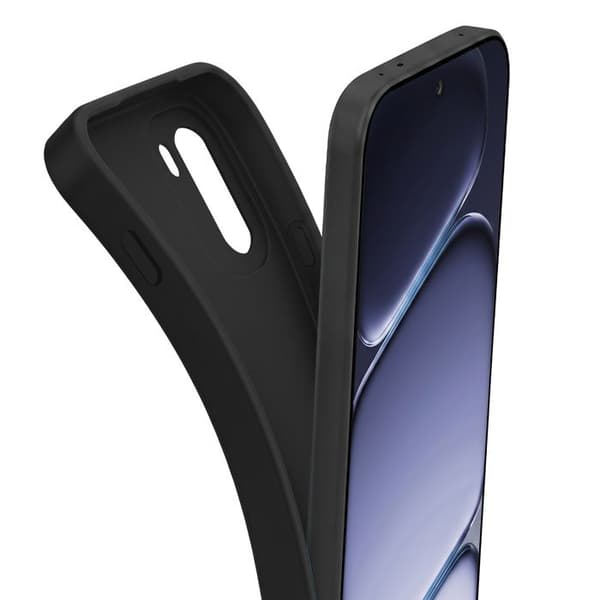 Silicone Cover til OnePlus 15R med Stødabsorberende Blød Finish i Mat Sort Svart
