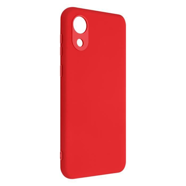 Suojakuori - Samsung - Galaxy A03 Core - Puolijäykkä silikoni - Soft-touch viimeistely - Punainen Röd