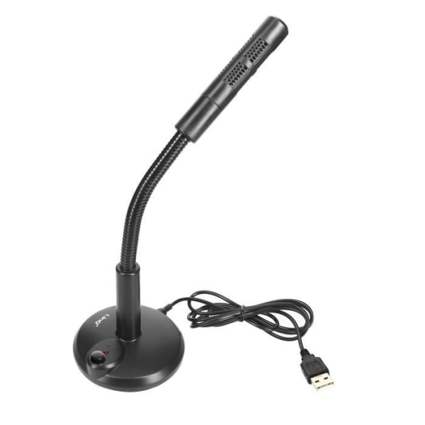 LinQ USB Desktop Microphone Svart