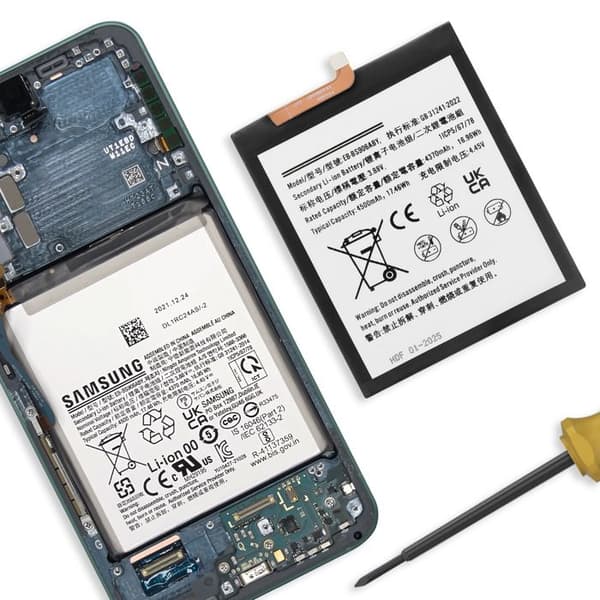 Batteri til Galaxy S22 Plus Kapacitet 4500mAh Model EB-BS906ABY Grå Grå