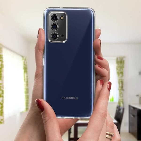 Etui til Samsung S20 FE Hard Back Protection + Transparent Blød Front
