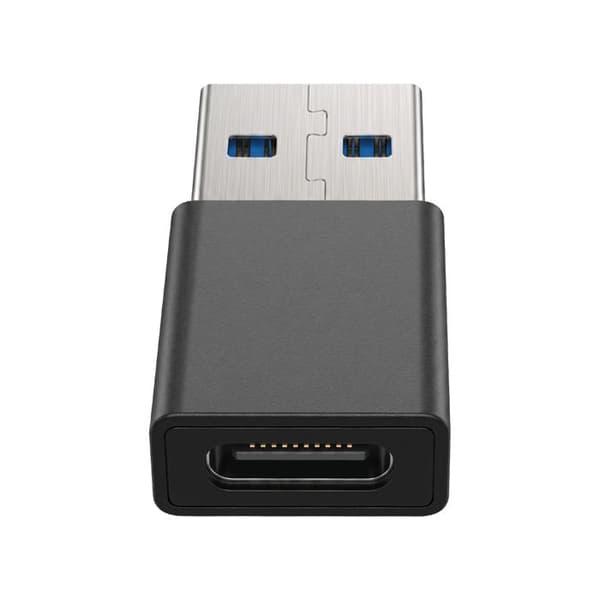 USB-C Hun til USB 3.0 Han Højhastighed 5Gbps Blue Star Sort