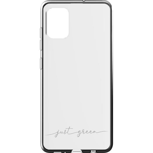 Coque - Just Green - Galaxy A51 - Flexibel - Transparent - Miljövänlig Transparent