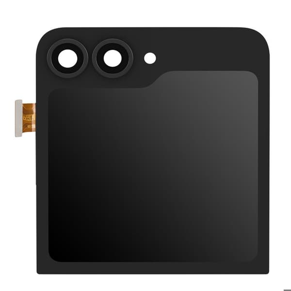 Ekstern Skærm til Galaxy Z Flip 6 Super AMOLED Panel med Chassis Service Pack Samsung Sort Svart