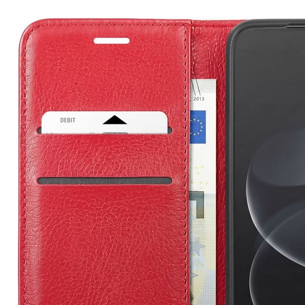 Pungetui til Redmi Note 17 Pro med struktureret overflade og støtte Zanaé Rød Röd