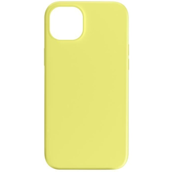 Cover til iPhone 15 Plus Halvstiv Soft-touch Fast Cover Gul Gul