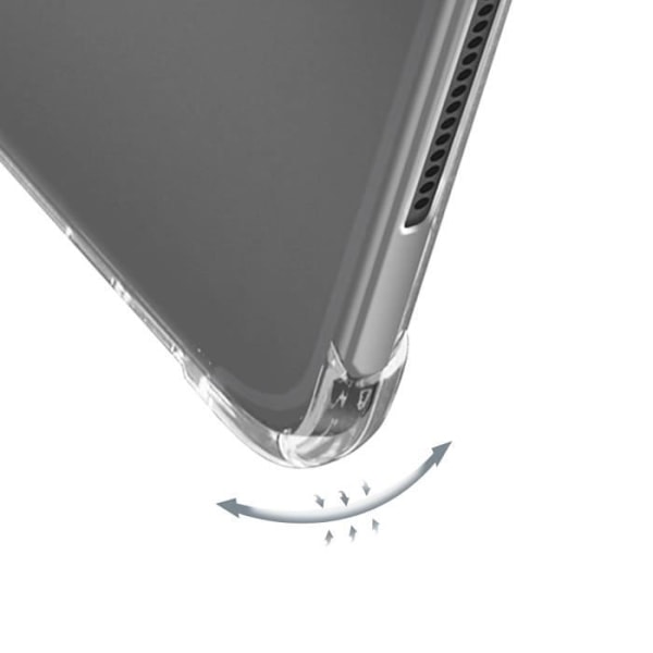 AVIZAR iPad Pro 11 2024 Fodral - Stötsäker flexibla förstärkta hörn Transparent Transparent