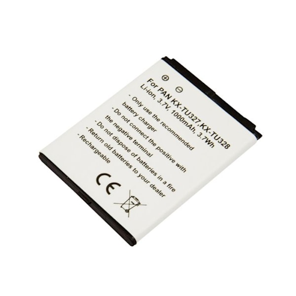 Batteri Lignende Pan KX-TU327 KX-TU328 BJ-LT100010 Li-ion 3.7V 1000mAh 3.7Wh