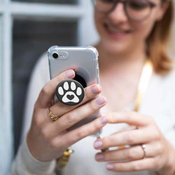 PopGrip - POPSOCKETS - Hjärtflik - Infällbar - Ultralätt - Videostöd