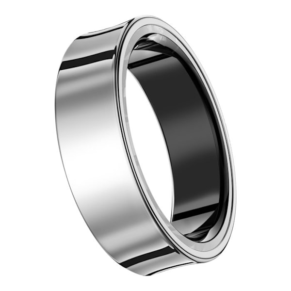 Bluetooth-ansluten ring hälsa spårning multisport vattentålig storlek 13 silver