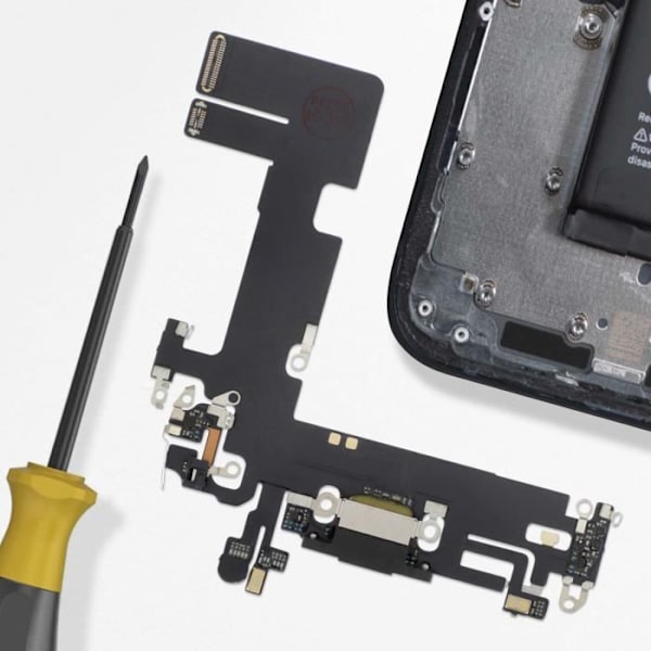 Lightning og Micro Charging Connector til iPhone 13 Sort Svart