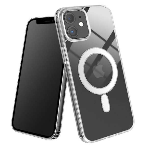 MagSafe-skal för iPhone 11 Stötabsorberande Förstärkta Hörn Transparent Transparent