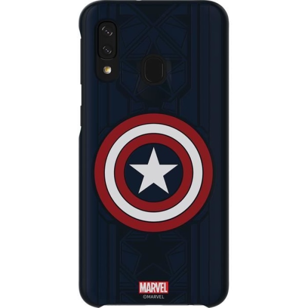 haainc Galaxy Friends GP-FGA405HIB Marvel's Captain America Smart Cover Cover til Galaxy A40 - GP-FGA405HIBLW