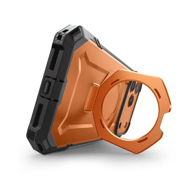 MagSafe Cover - SUPCASE - iPhone 17 Pro - Militær Beskyttelse - Stødresistent - Praktisk Stativ Orange