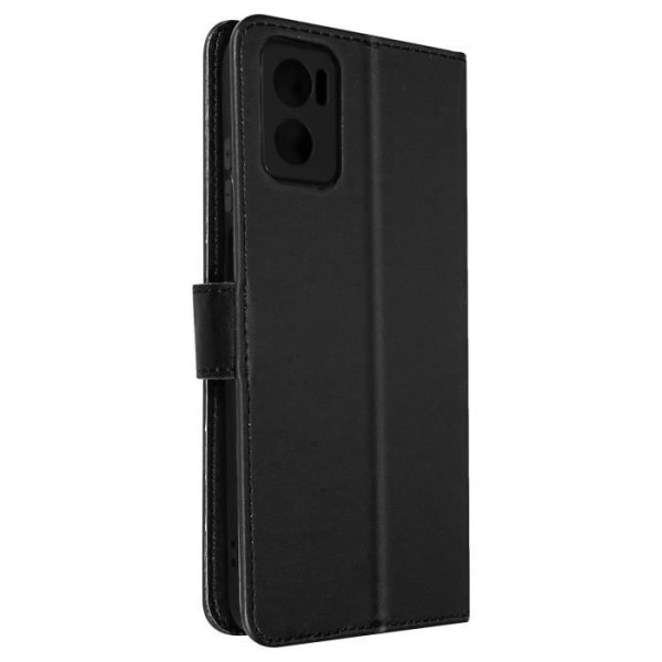 Taske til Motorola Moto E22 og E22i - Taktiske feltnoter - Sort - Hård skal - Syntetiske materialer - Flap
