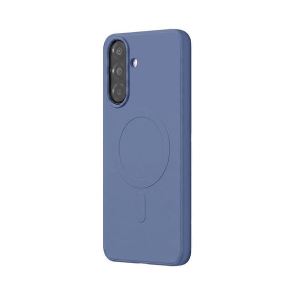 Coque - BIGBEN CONNECTED - Galaxy A17 4G/5G - Silikone blød berøring - Magnetisk - Mikrofiberforing Blå