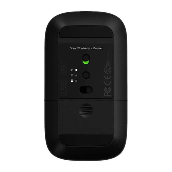 Satechi Slim EX Trådløs Arbejdsmus til Multi-enheder Bluetooth 2,4 GHz Sort Svart