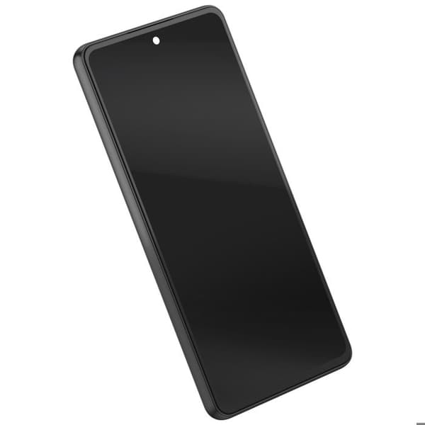 Skærm til Galaxy A53 LCD-panel med berøringsglas og sort chassis Svart