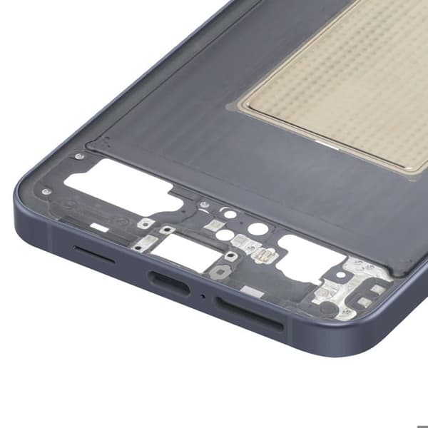 Originalt Centralt Chassis til Galaxy S25 Plus Præcis og Sikker Pasform Samsung Sort Svart