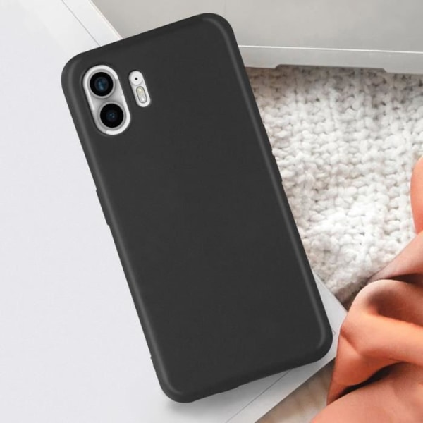 Case for Nothing Phone 2 Soft Silicone Classic Case Series musta Svart