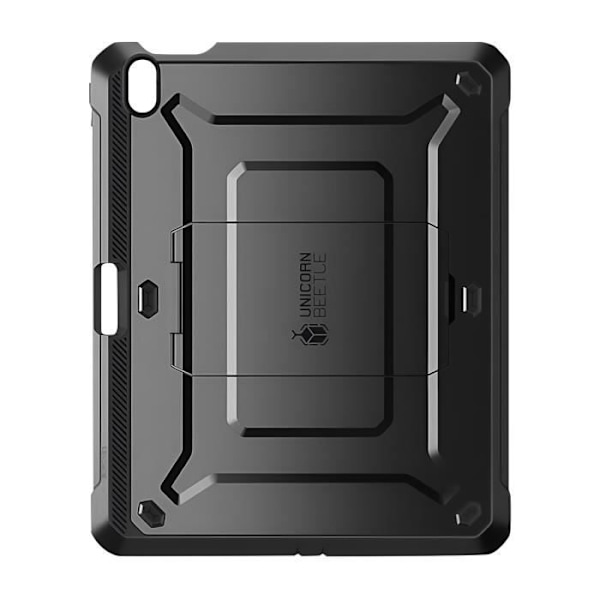 Helkroppsfodral för iPad Air 13 2024 Stötsäker med stöd för stödstöd Svart Svart